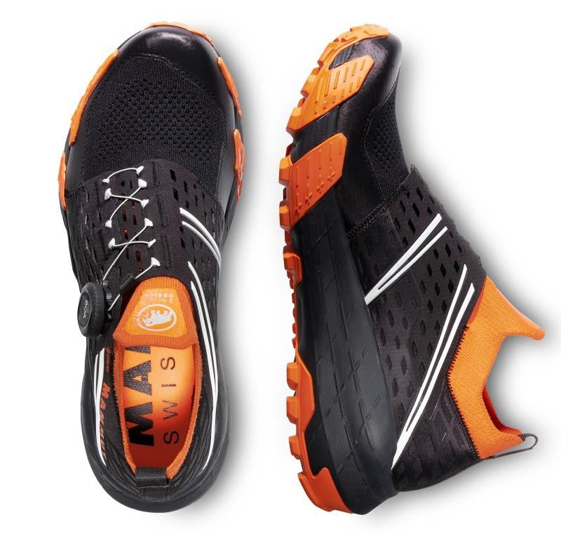 Aenergy TR BOA Mid GTX - Womens - black / dark tangerine 1