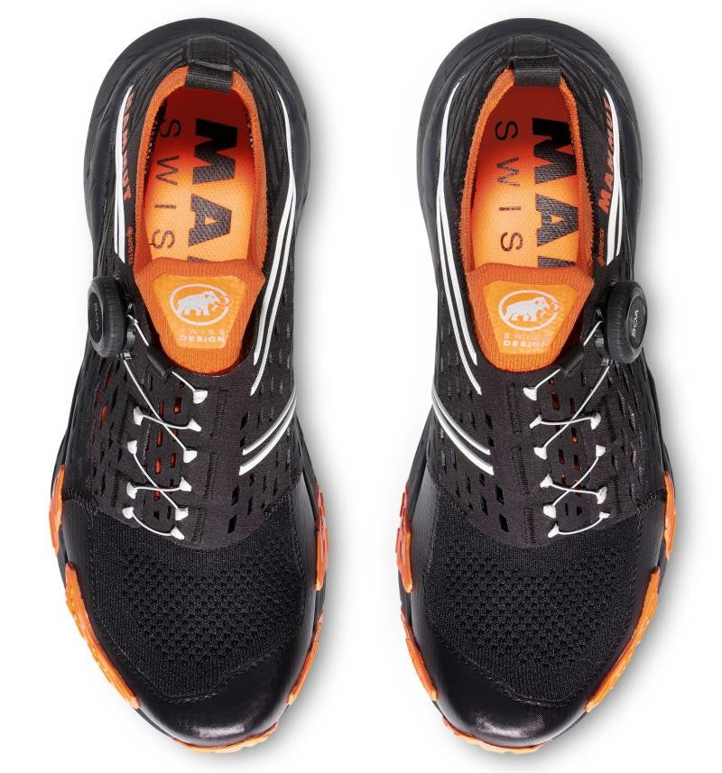Aenergy TR BOA Mid GTX - Womens - black / dark tangerine 1