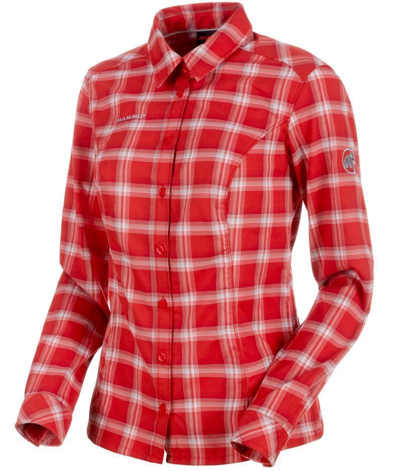 Alessandria Tour LS Shirt - Womens - Magma / White 1