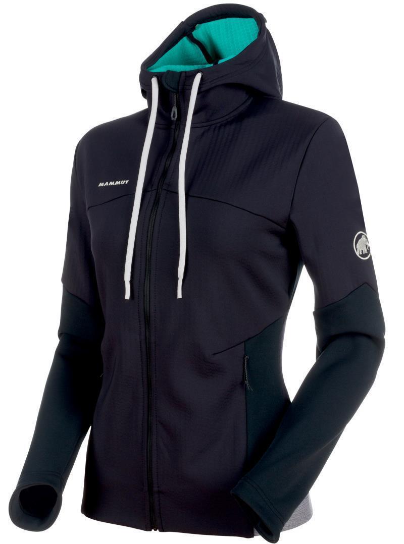 Alnasca ML Hooded Jacket - Womens - Black / Atoll 1