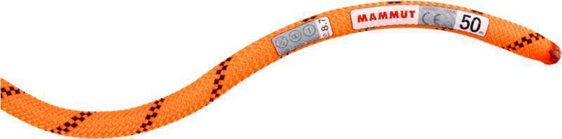 Alpine Sender 8.7mm Dry Standard x 60m - Safety Orange / Black 2