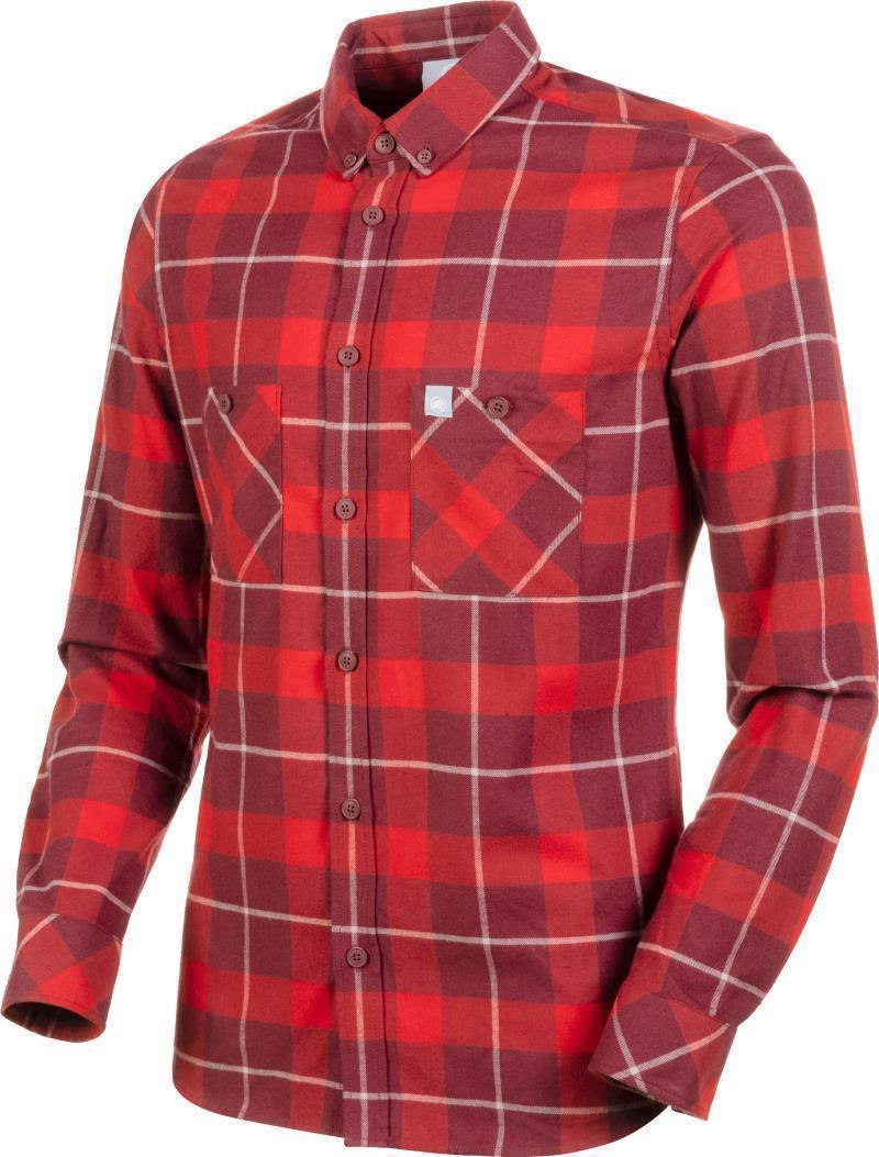 Alvra LS Shirt - Mens - Merlot / Magma 1