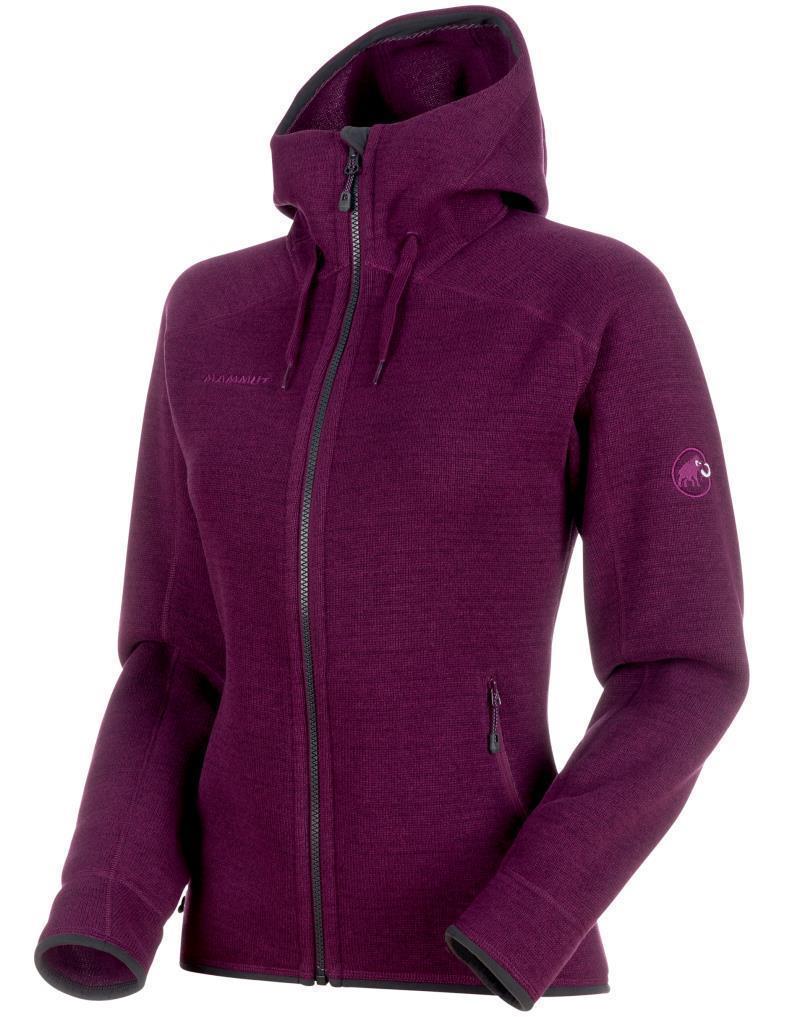 Arctic ML Hooded Jacket - Womens - Grape / Phantom Melange 1