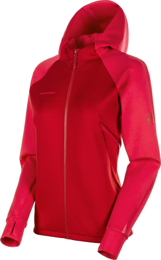 Avers ML Hooded Jacket - Womens - Dragon Fruit / Scooter 1