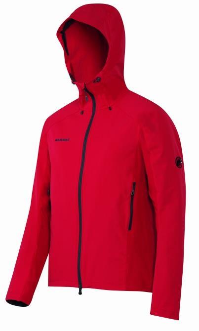 Base Jump SO Hooded Jacket - Mens - Lava 1