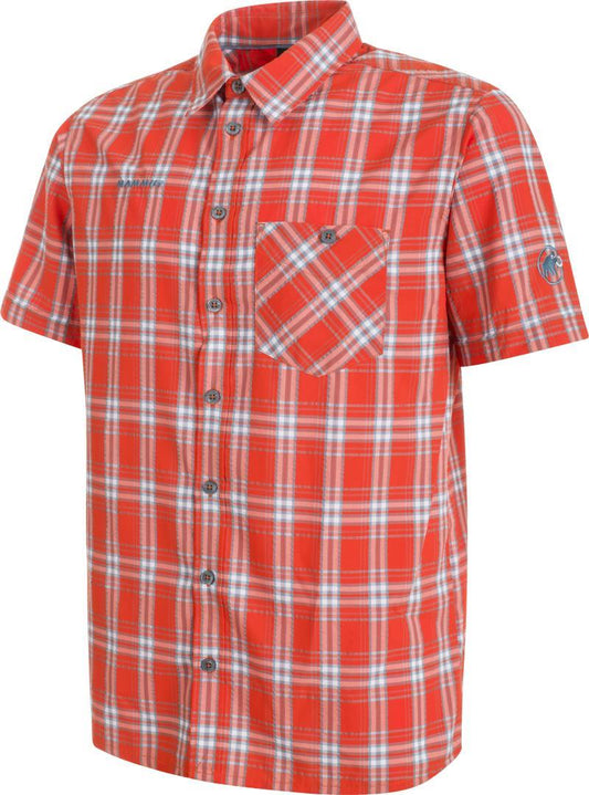Belluno SS Shirt - Mens - Dark Orange / Cloud 1