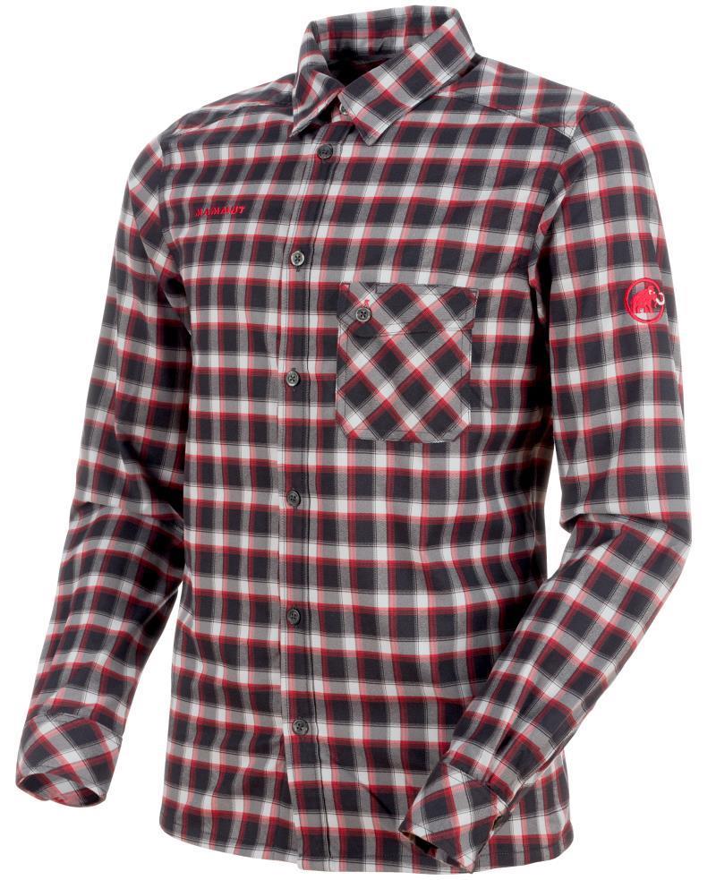 Belluno Tour LS Shirt - Mens - Phantom / Magma 1