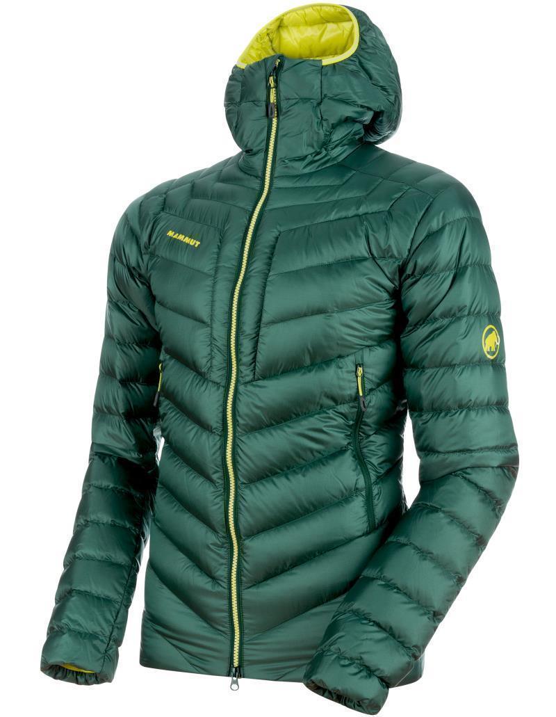 Broad Peak IN Hooded Jacket - Mens - Dark Teal / Canary 1