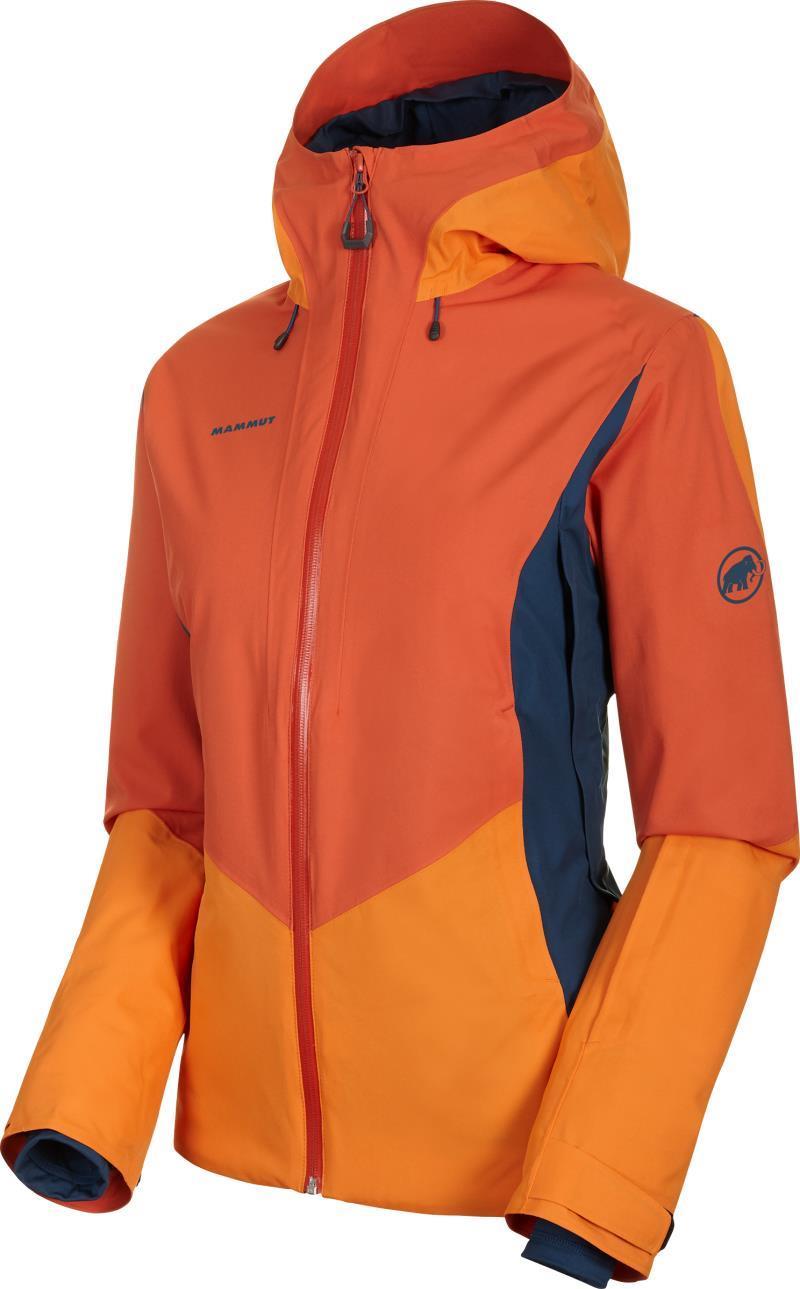 Casanna HS Thermo Hooded Jacket - Womens - Pepper / Cheddar / Wing Teal 1