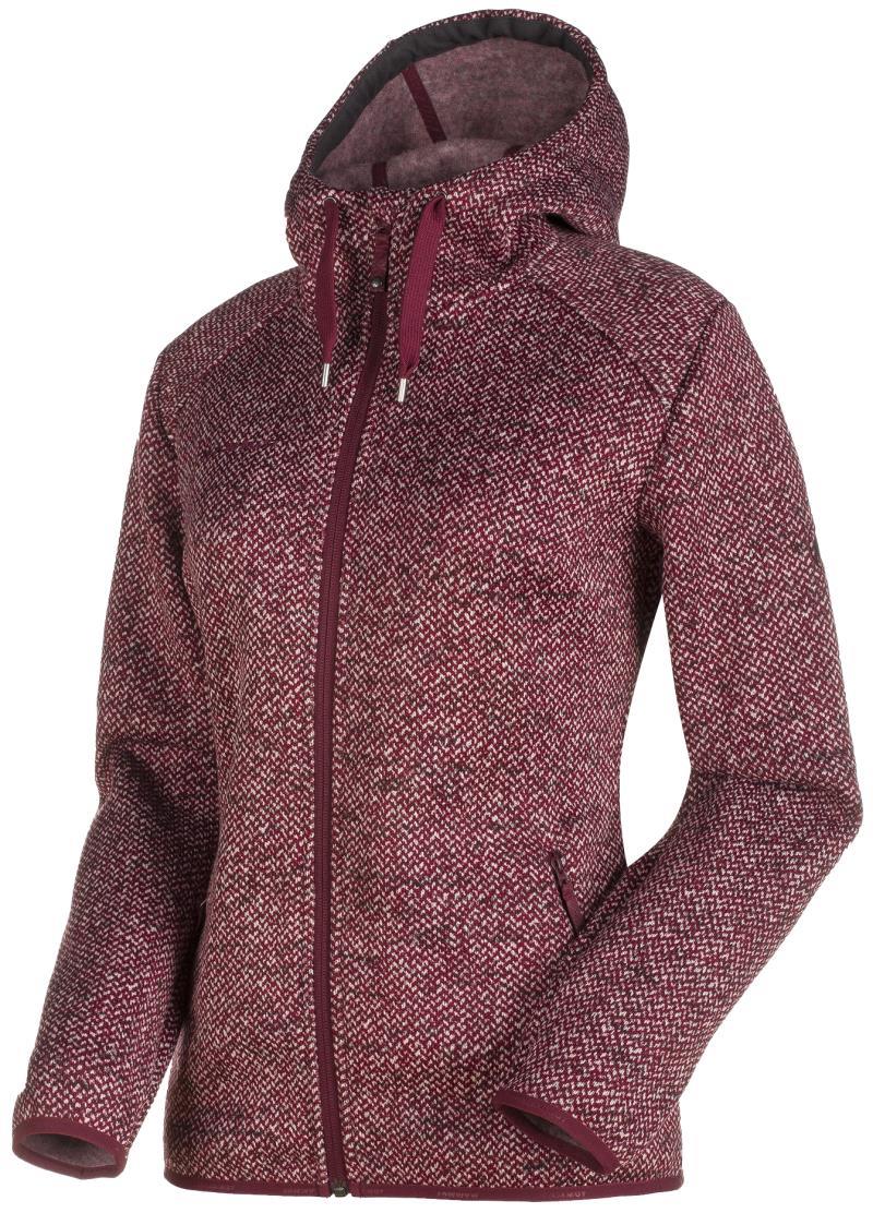 Chamuera ML Hooded Jacket - Womens - Merlot 1