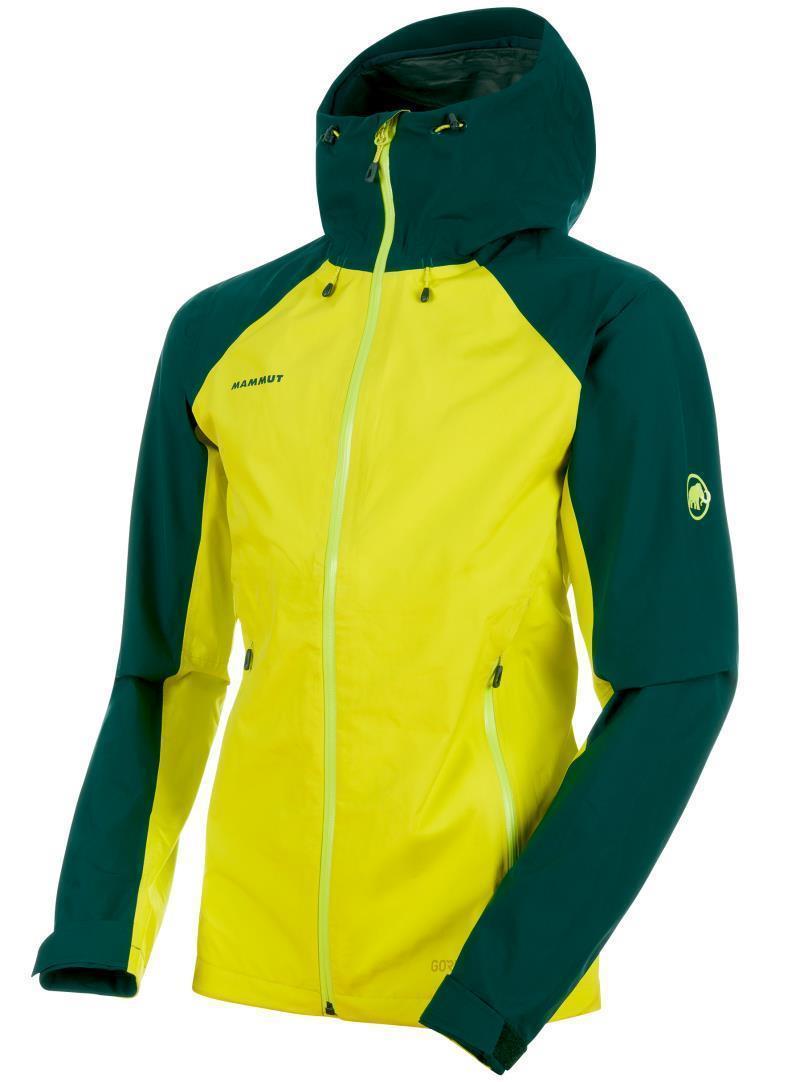Convey Tour HS Hooded Jacket - Mens - Canary / Dark Teal 1