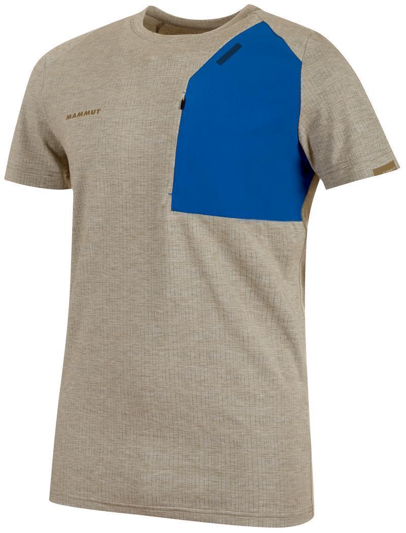 Crashiano Pocket T-Shirt - Mens - Olive Melange / Surf 1