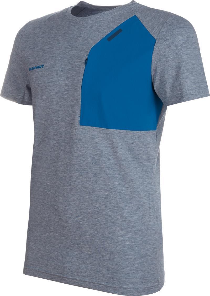 Crashiano Pocket T-Shirt - Mens - Wing Teal Melange / Sapphire 1