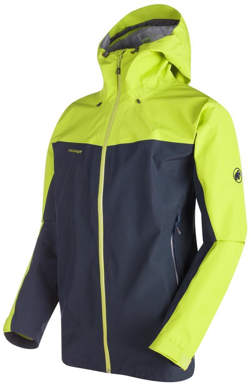 Crater HS Hooded Jacket - Mens - Marine / Sprout 1