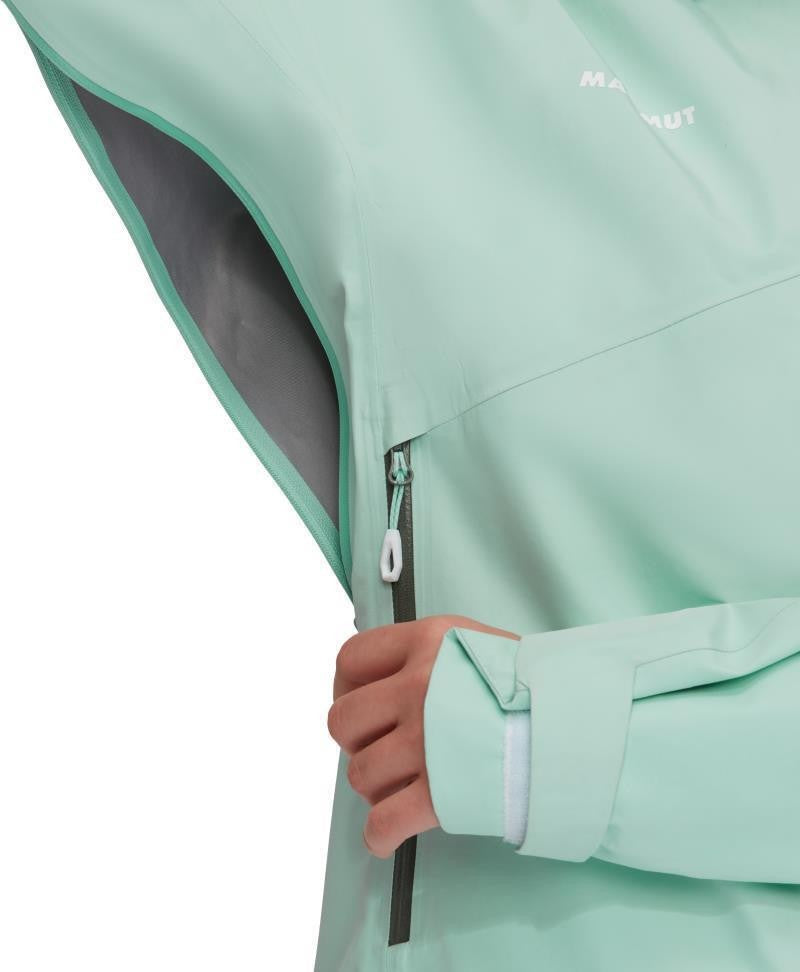 Crater HS Hooded Jacket - Womens - neo mint 1