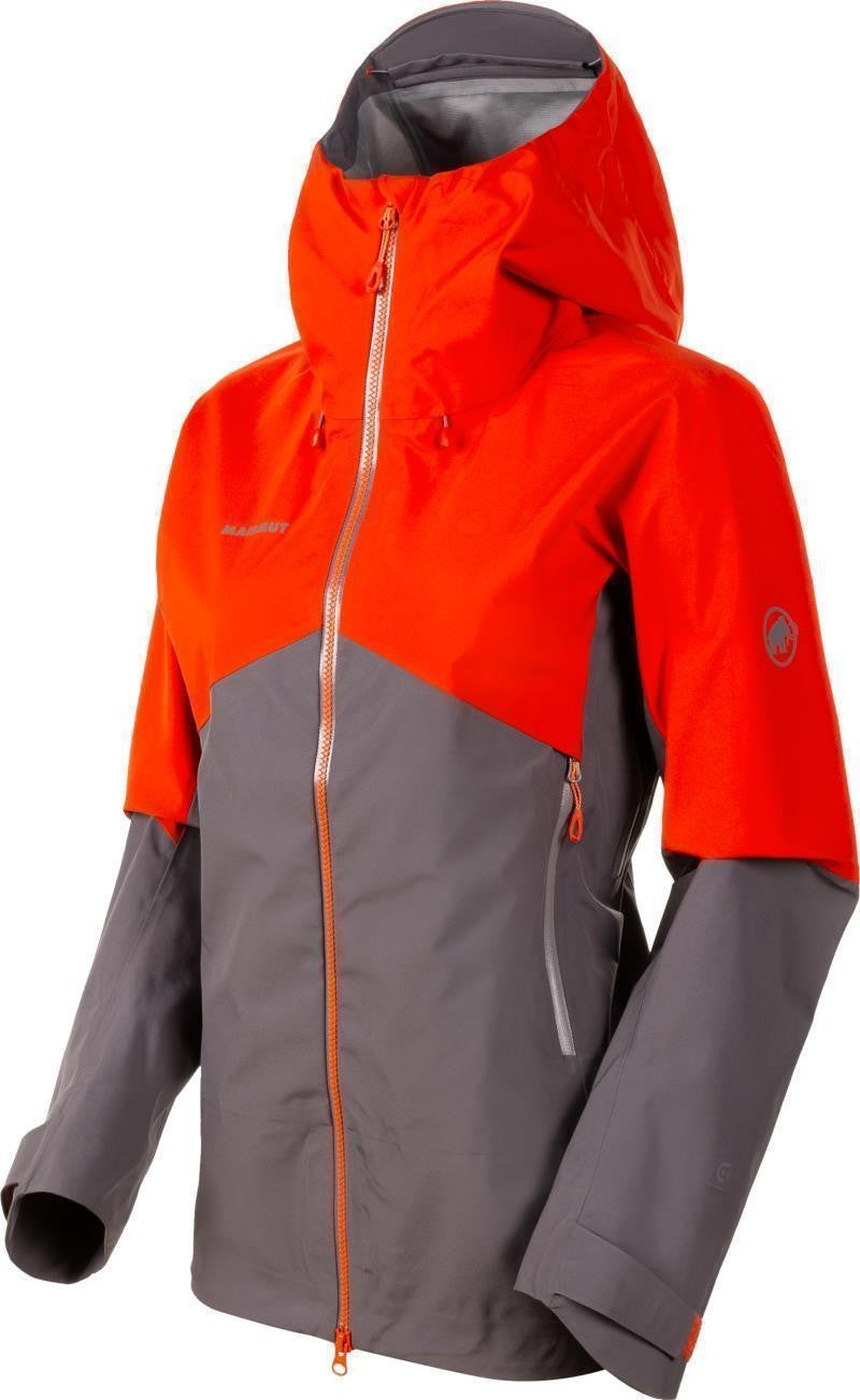 Crater HS Hooded Jacket - Womens - shark / poinciana 1