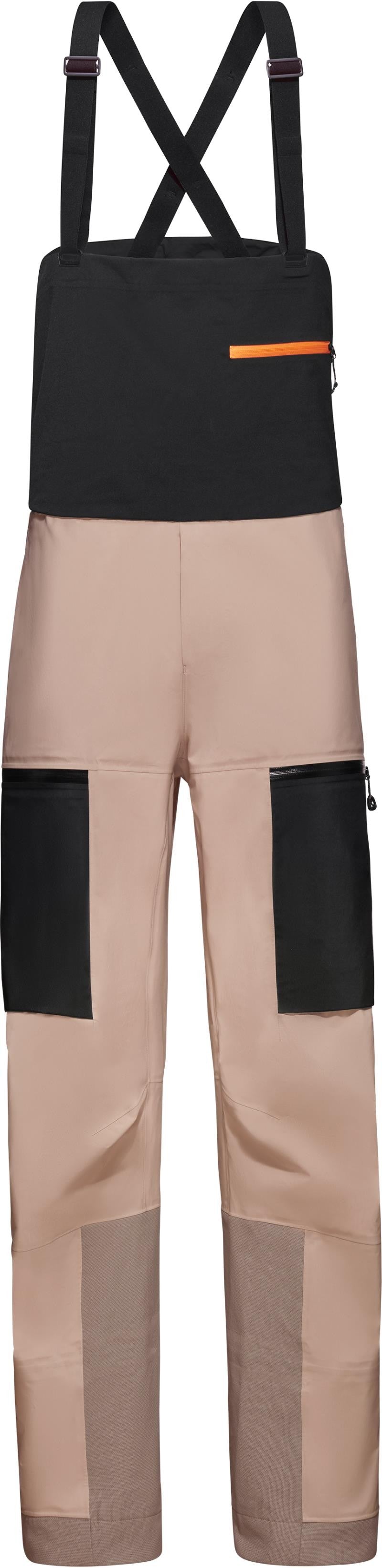 Eiger Free Pro HS Bib Pants, Reg - Mens - savannah / black 1