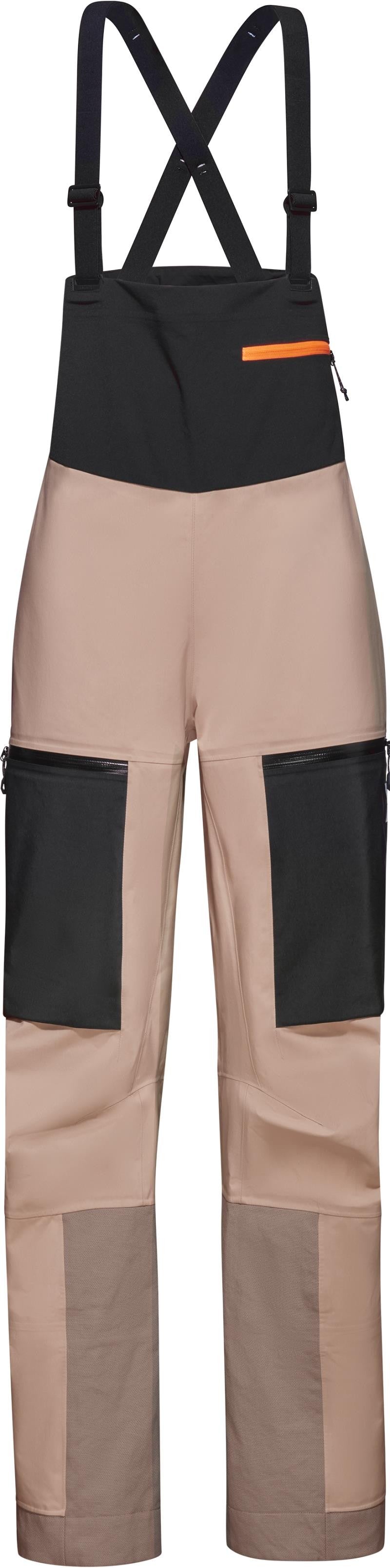 Eiger Free Pro HS Bib Pants, Reg - Womens - savannah / black 1