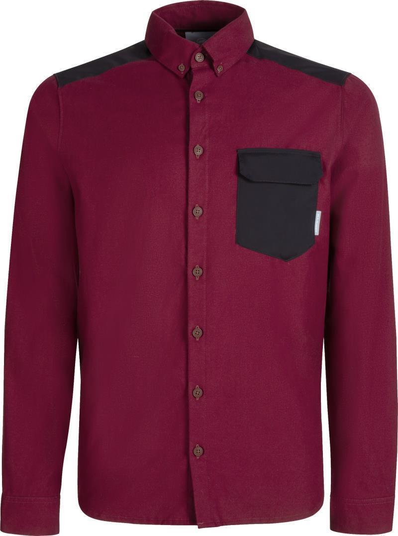 Fedoz LS Shirt - Mens - Merlot / Black 1