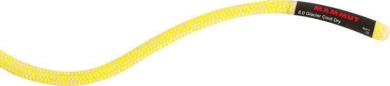Glacier Cord Dry 6mm x 30m - Yellow 1