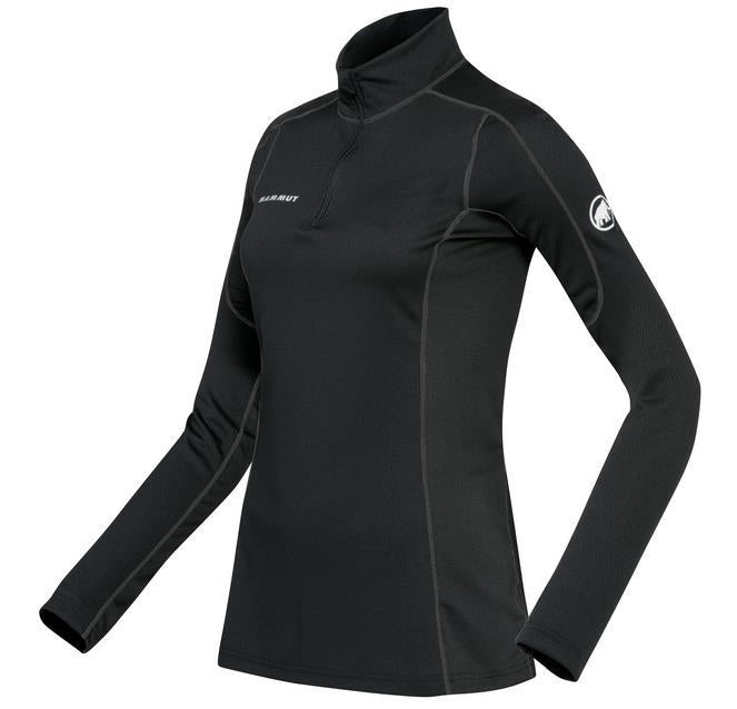 Go Warm Zip LS - Womens - Black 1