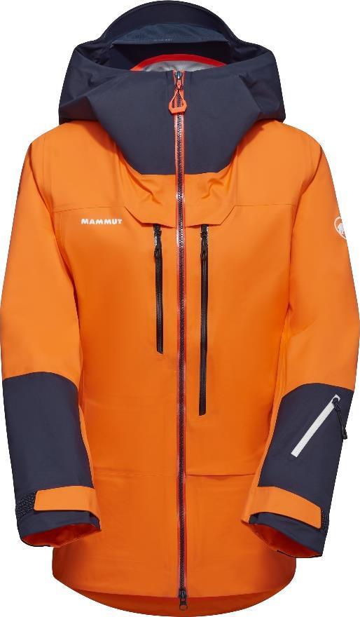 Haldigrat Air HS Hooded Jacket - Womens - Tangerine / Marine 1