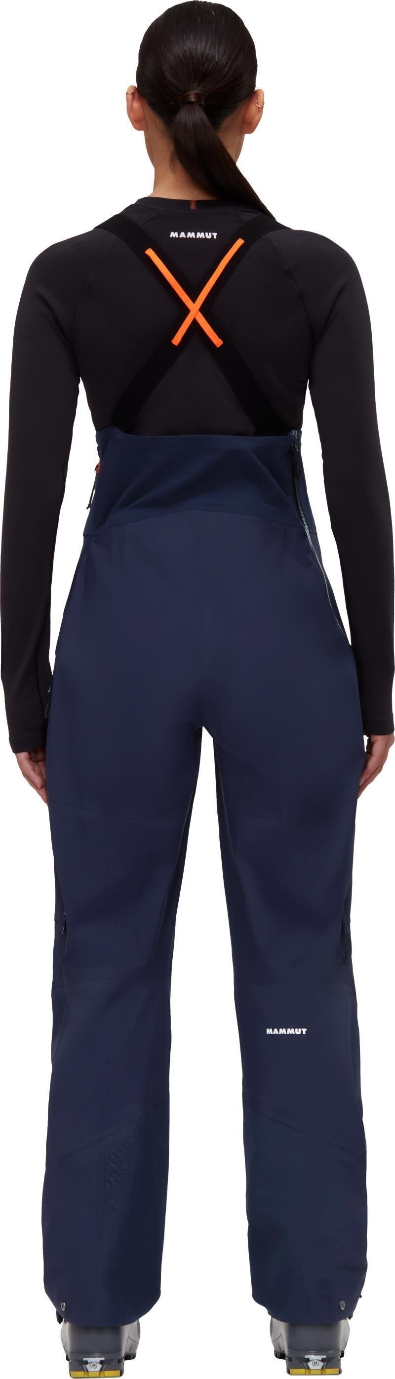 Haldigrat HS Bib Pants, Long - Womens - marine / white 1