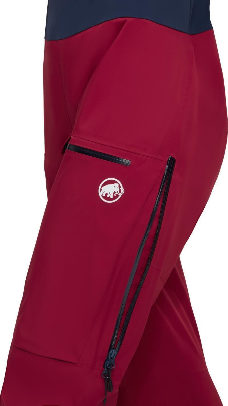 Haldigrat HS Bib Pants, Reg - Womens - blood red / marine 1