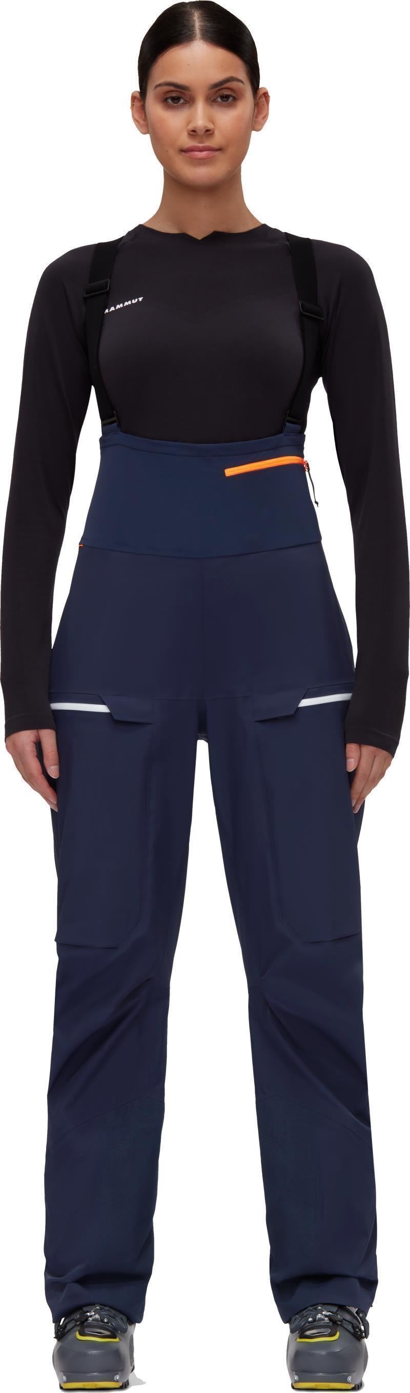 Haldigrat HS Bib Pants, Reg - Womens - marine / white 1