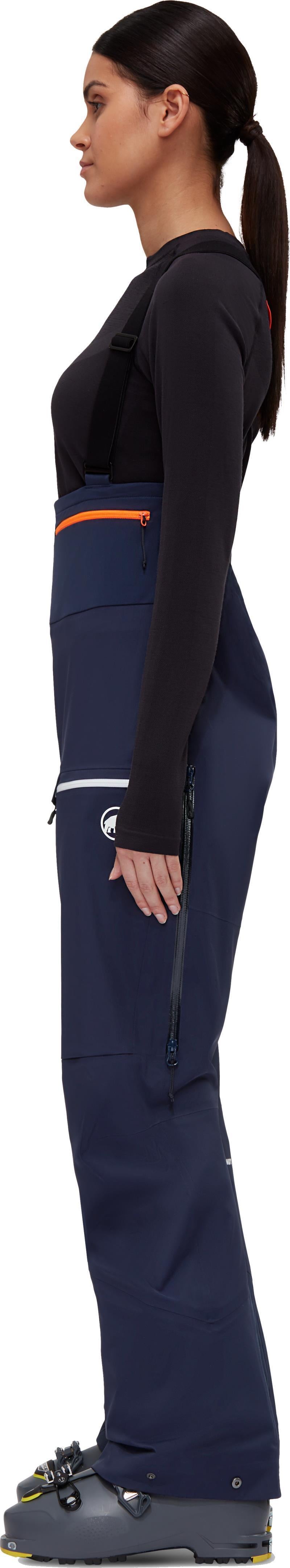 Haldigrat HS Bib Pants, Short - Womens - Marine / White 3