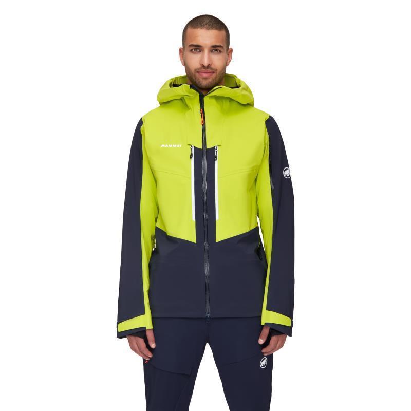 Haldigrat HS Hooded Jacket - Mens - Marine / Highlime 2