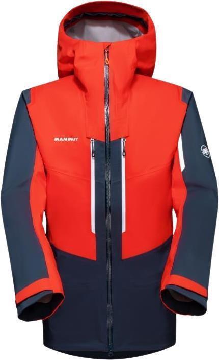 Haldigrat HS Hooded Jacket - Mens - Marine / Hot Red 1