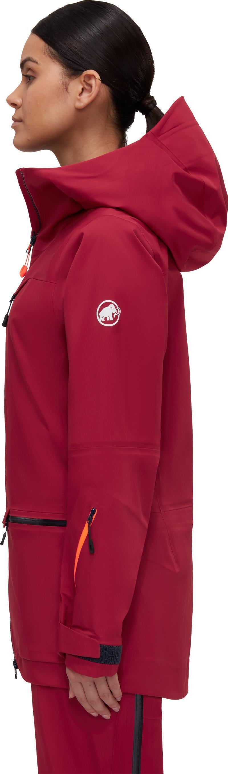 Haldigrat HS Hooded Jacket - Womens - Blood Red / Marine 3