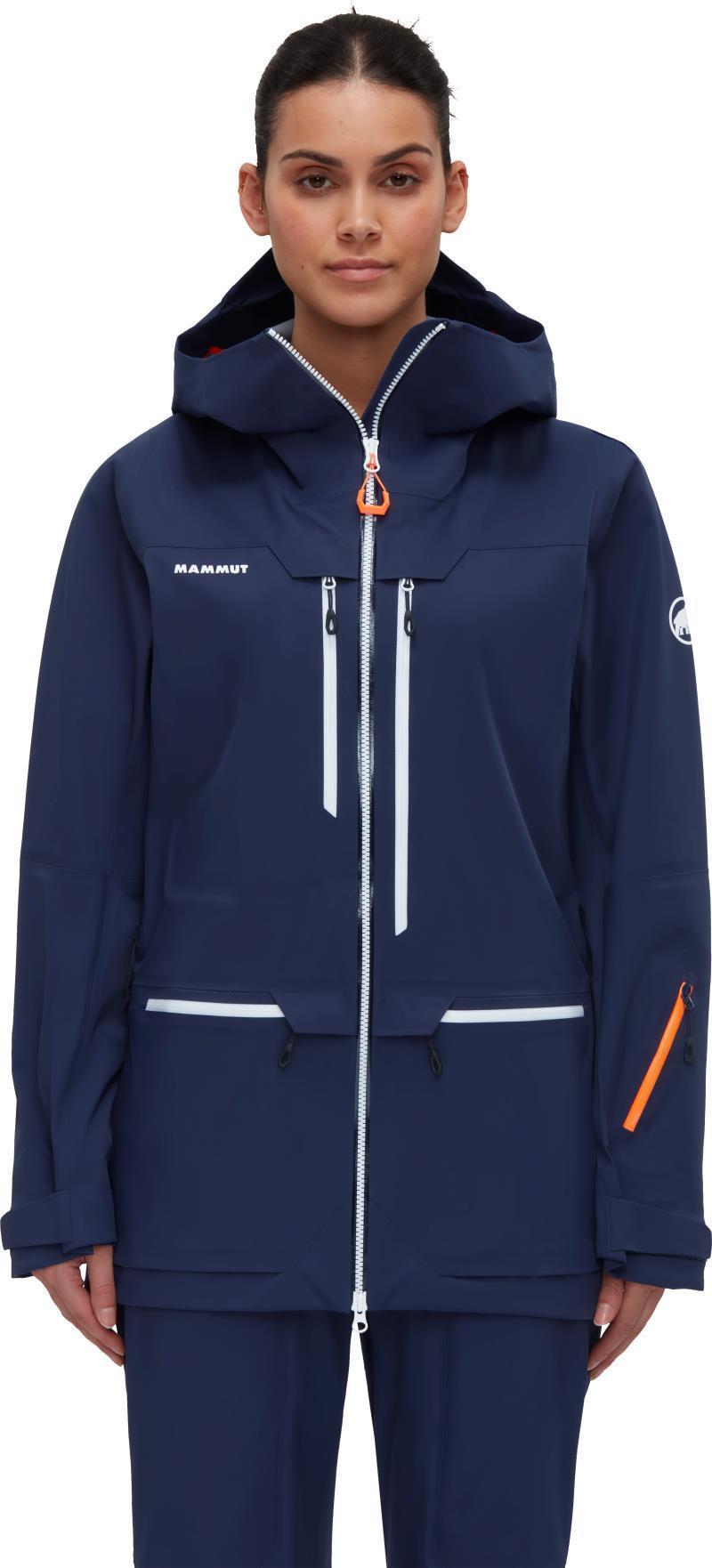 Haldigrat HS Hooded Jacket - Womens - Marine / White 2