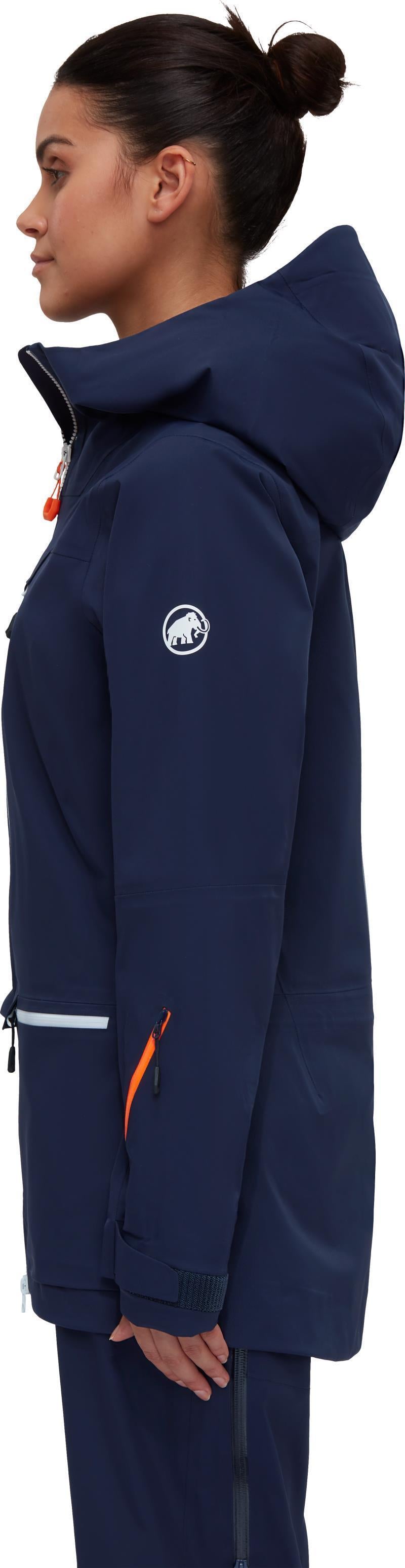 Haldigrat HS Hooded Jacket - Womens - Marine / White 3