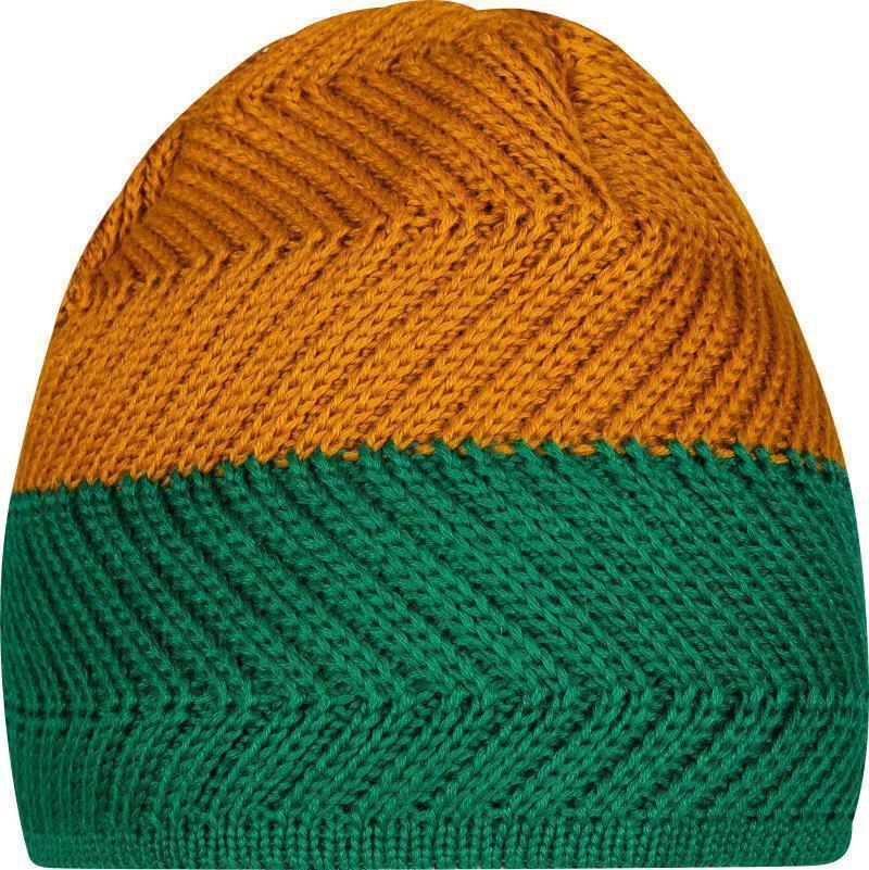 La Liste Beanie - Deep Emerald / Tumeric 2