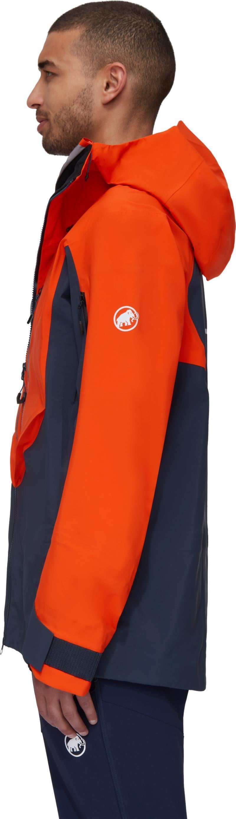 La Liste HS Hooded Jacket - Mens - Marine / Hot Red 4