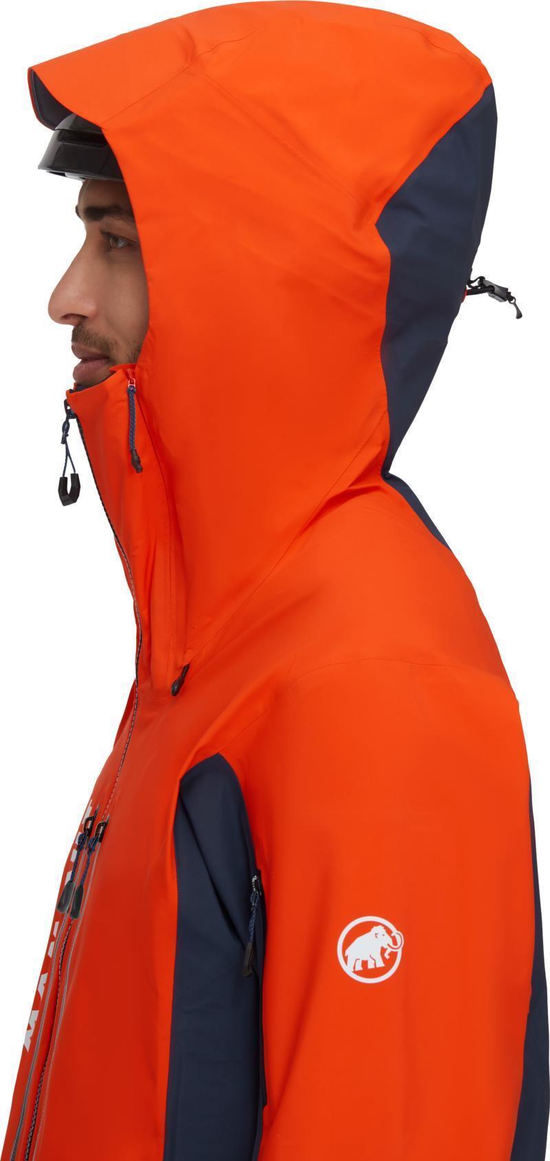 La Liste HS Hooded Jacket - Mens - Marine / Hot Red 5