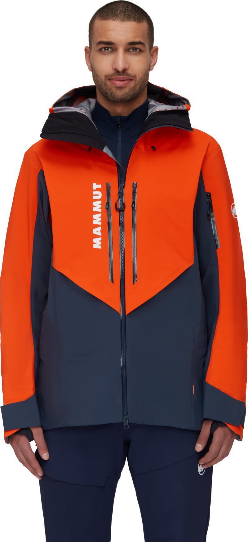 La Liste HS Hooded Jacket - Mens - Marine / Hot Red 2