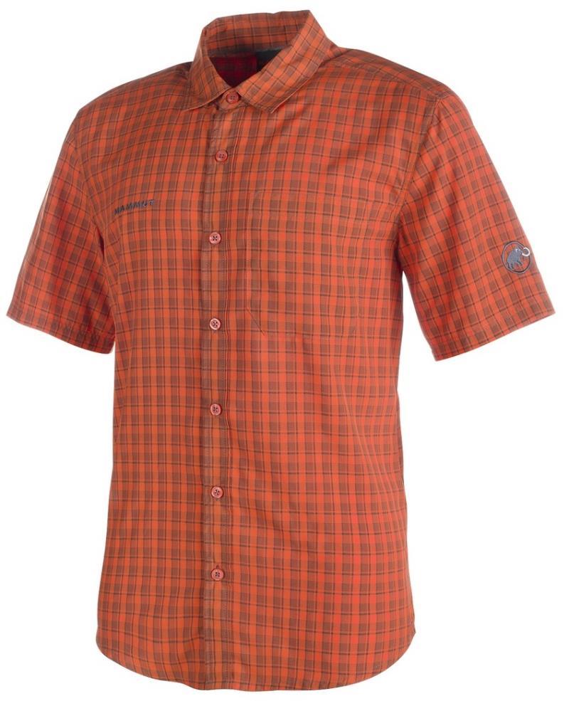 Lenni SS Shirt - Mens - Dark Orange / Titanium 1