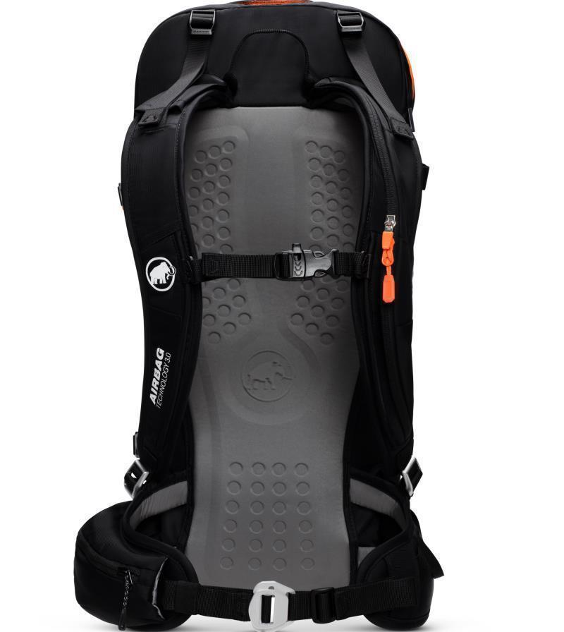 Light Removable Airbag 3.0 30L - Ready without AirBag (Cartridge & Airbag System Not Included) - Black / Vibrant Orange 2