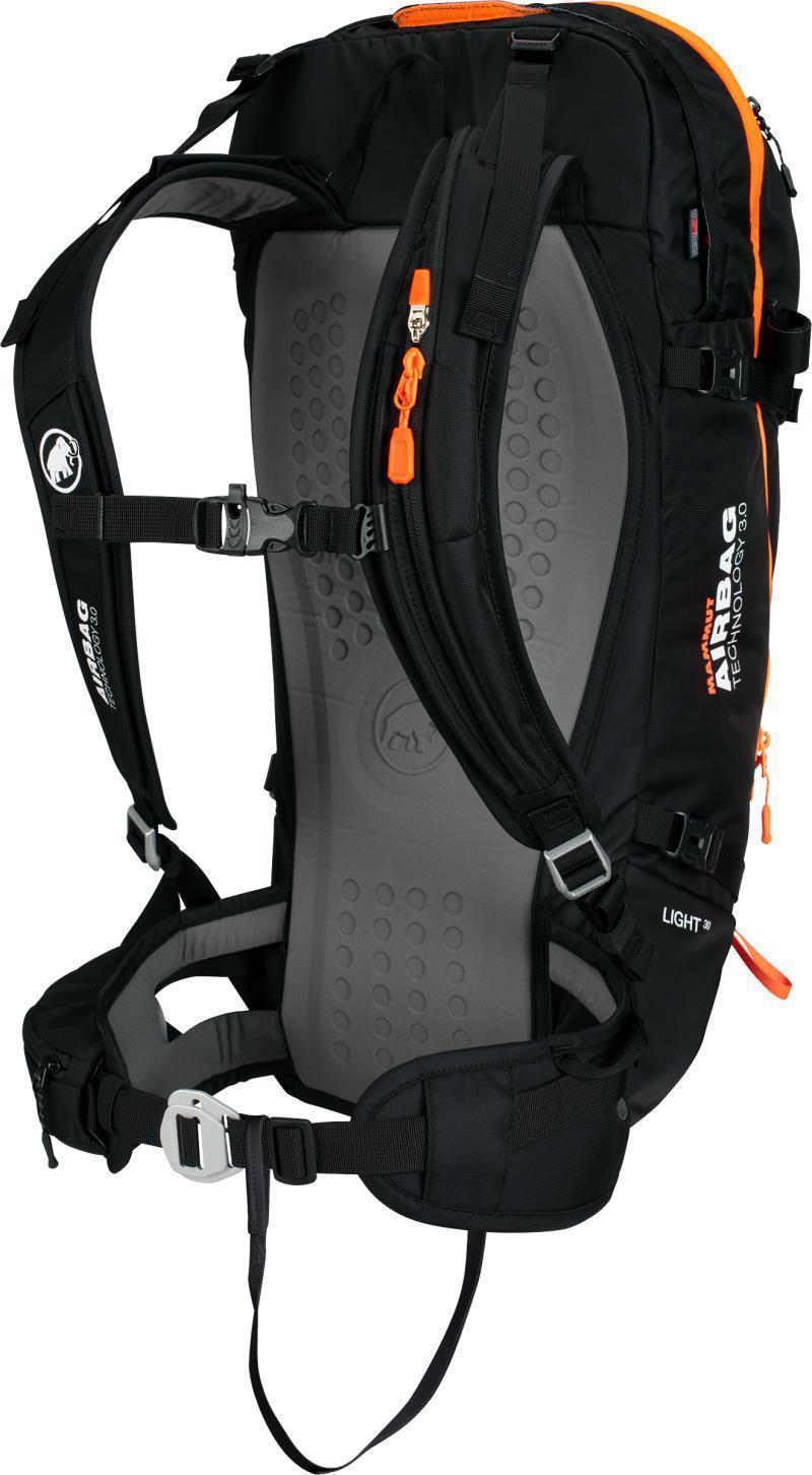 Light Removable Airbag 3.0 30L - SET with AirBag (Cartridge Not Included) - Black / Vibrant Orange 3