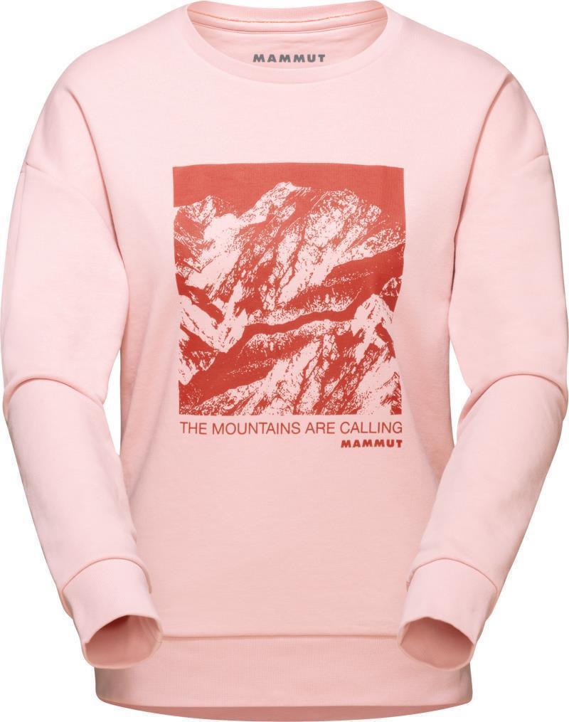 Mammut Core ML Crew Neck Panorama - Womens - Powder Rose 1