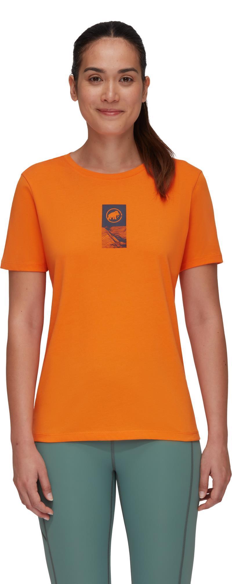 Mammut Core T-Shirt Emblem - Womens - Dark Tangerine 2
