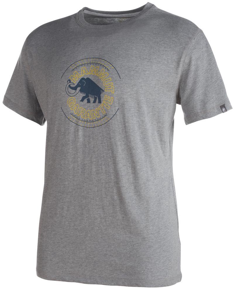 Mammut Garantie T-Shirt - Mens - Stone Grey Melange 1