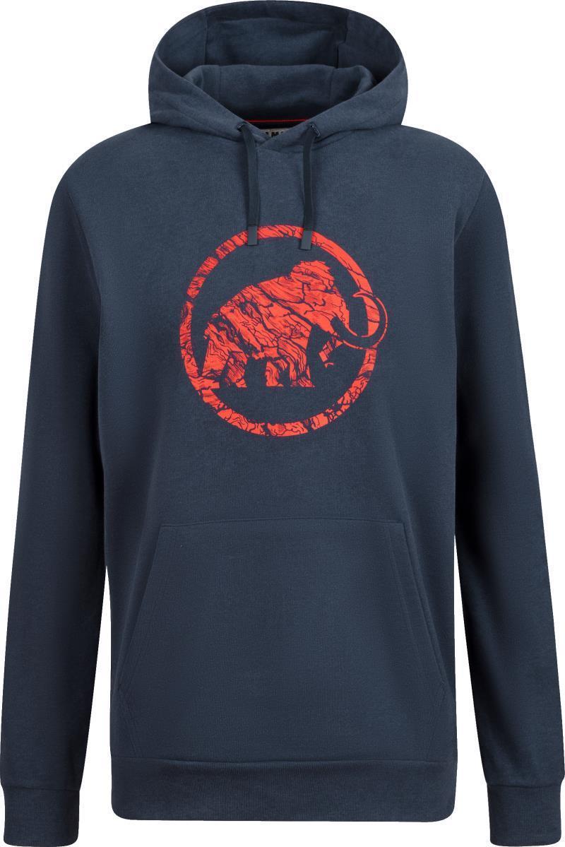 Mammut Logo ML Hoody - Mens - Marine Melange Prt2 1