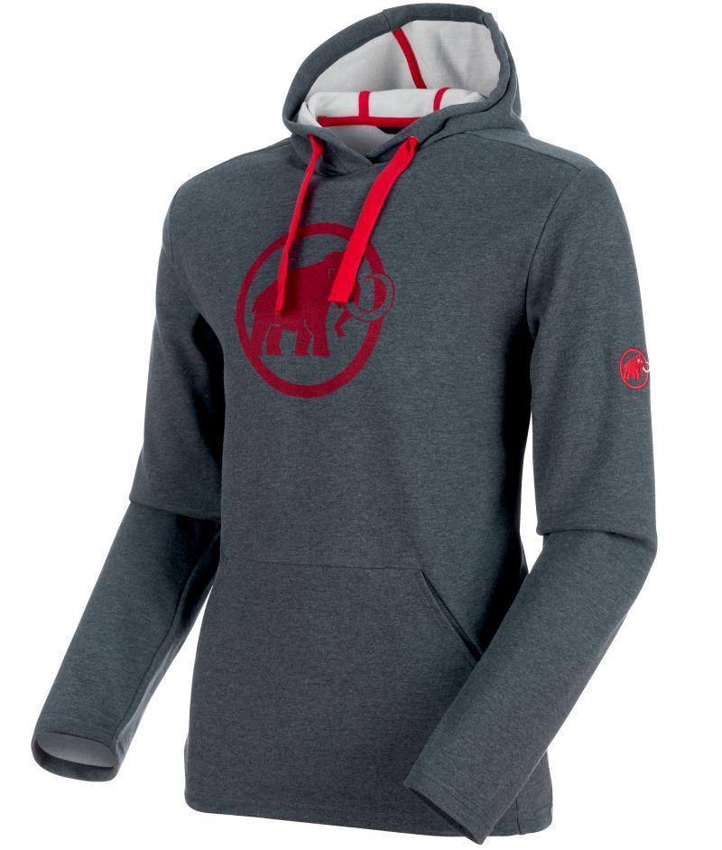 Mammut Logo ML Hoody - Mens - Phantom Melange 1
