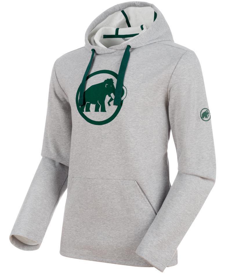 Mammut Logo ML Hoody - Mens - Stone Grey Melange 1