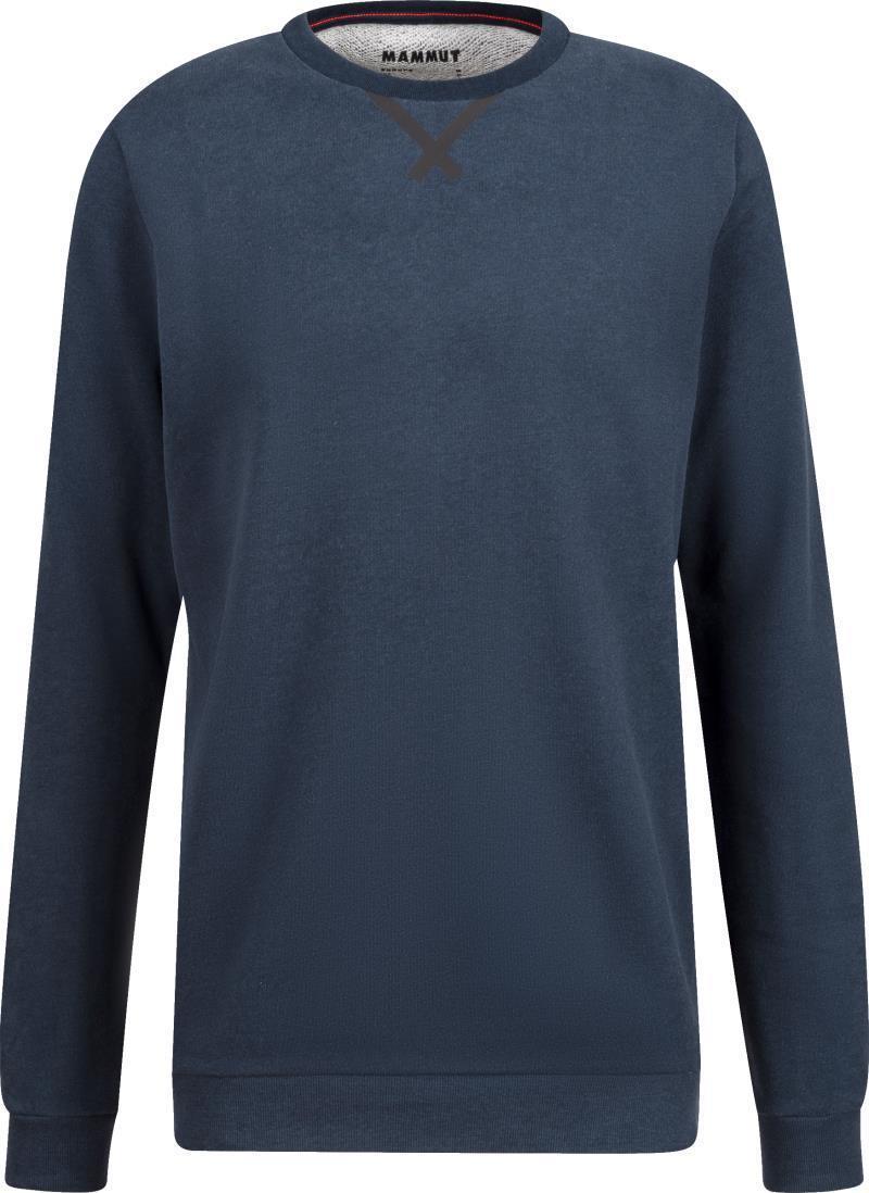 Mammut ML Crew Neck - Mens - Marine Melange 1