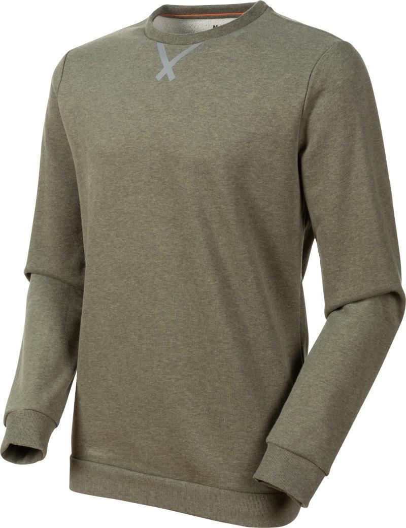 Mammut ML Crew Neck - Mens - Tin Melange 1